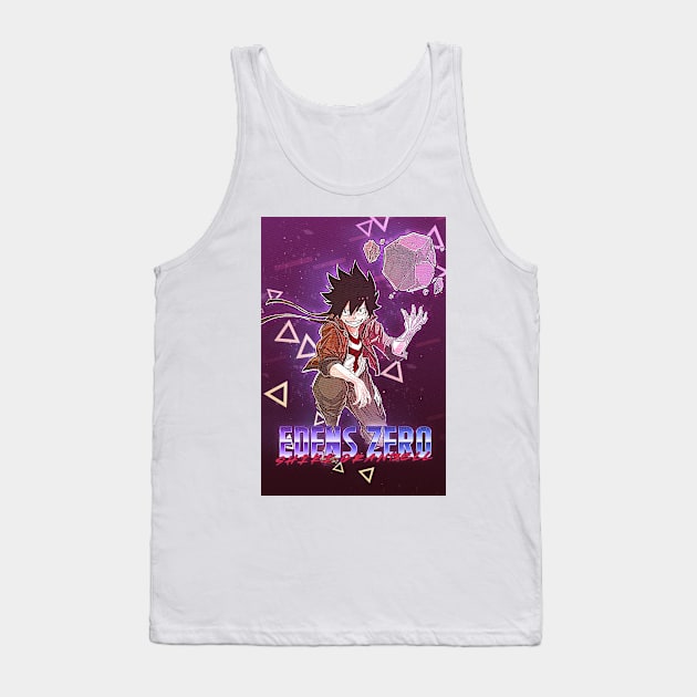 Edens Zero Shiki Granbell Vaporwave Tank Top by Nezuneko